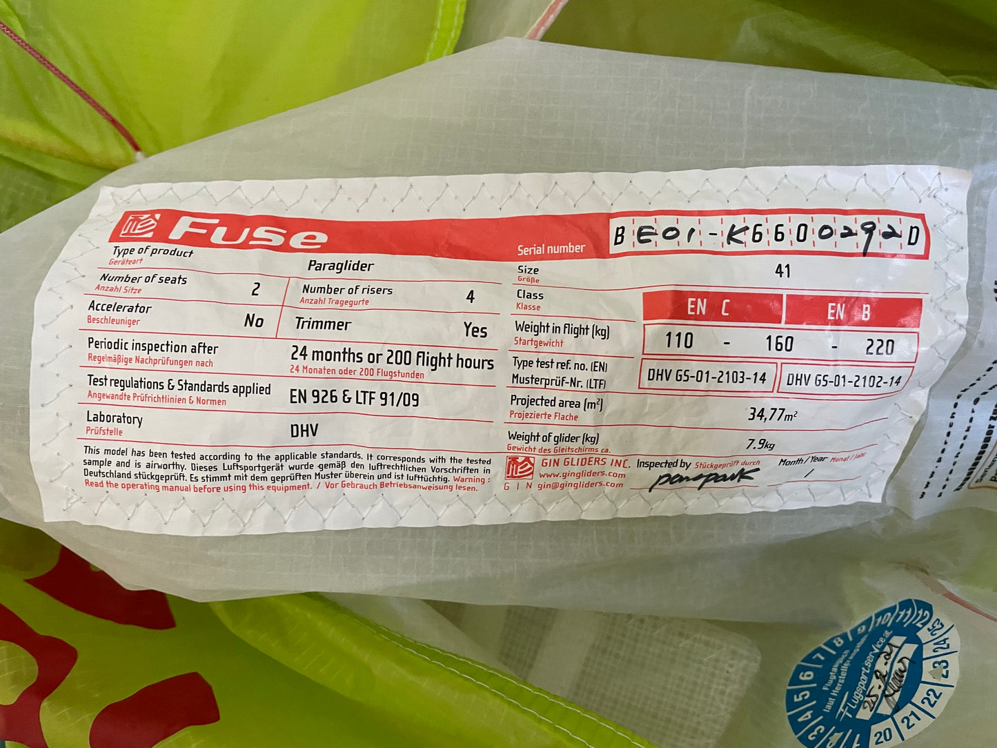 GIN, Fuse, 41 (292D)