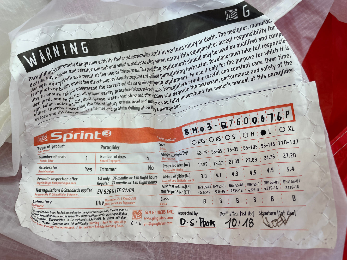 GIN Sprint 3 (EN/LTF B) (676P)