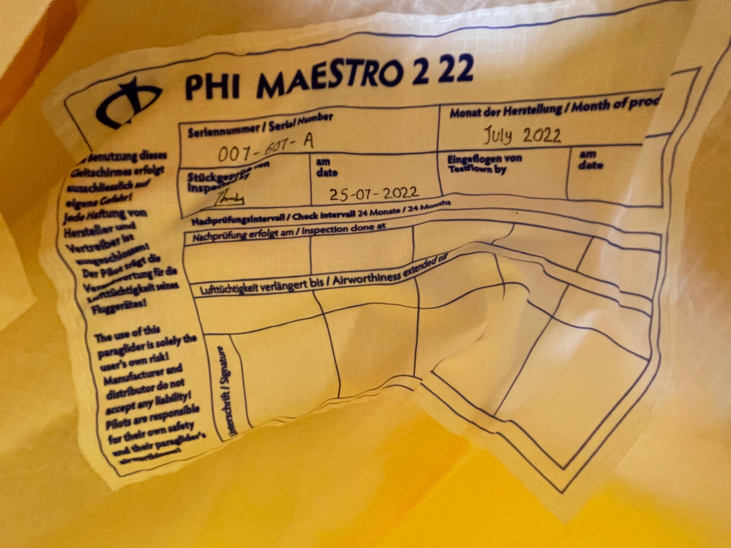 PHI Maestro 2 (EN/LTF B) (607A)