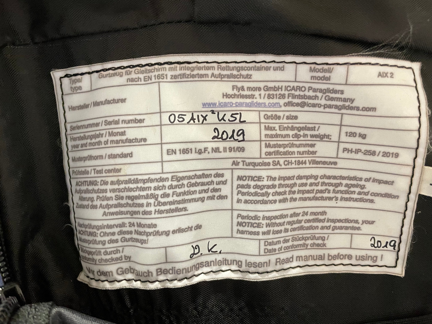 Icaro AIX 2 Gr L (K5L)